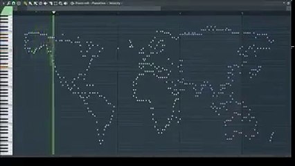 مقطوعة موسيقية عن خريطة العالم ولكن عند وصولها إلى مصر يحدث مفاجأة