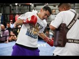 MARCOS MAIDANA: Mitt Workout W/ Robert Garcia for Floyd Mayweather fight