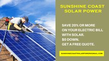 Solar Panel Costs Sunshine Coast - Affordable Solar Energy Sunshine Coast