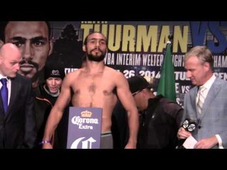 Keith Thurman vs Julio Diaz (WEIGH IN)