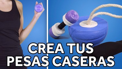 Cómo crear tus propias pesas caseras con la Chica rolloid