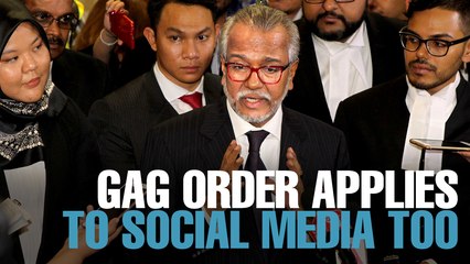 NEWS: Gag order to prevent pre-judgement