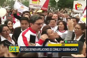 JNE deberá resolver en tres días las apelaciones de Enrique Cornejo y Gustavo Guerra García