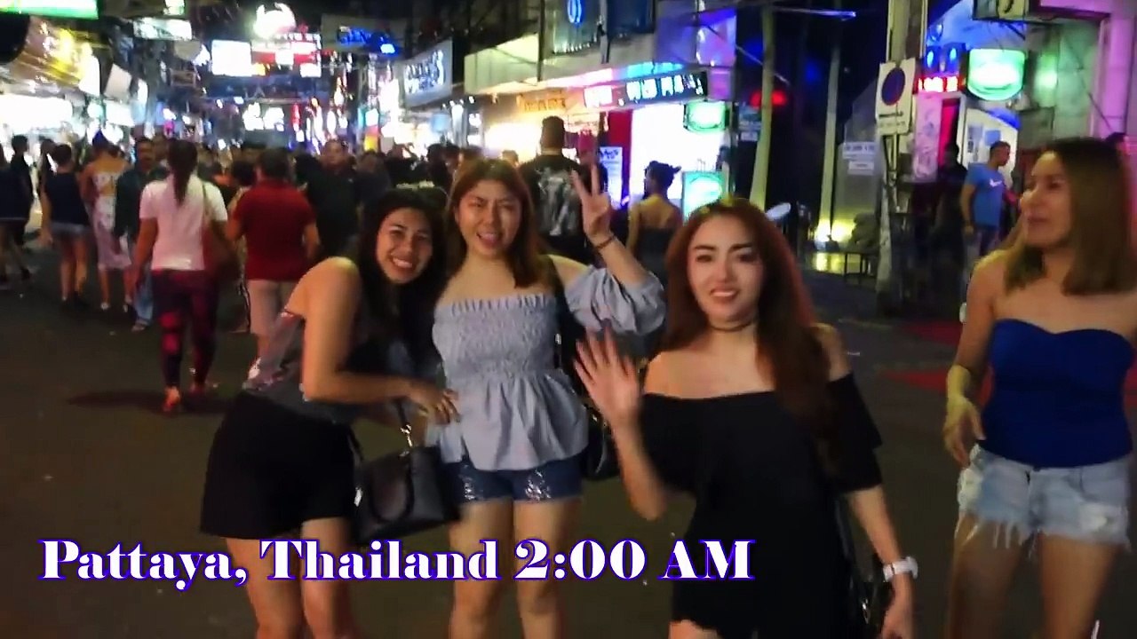 Retire and Travel to Thailand  Met African Ladies on Pattaya Beach