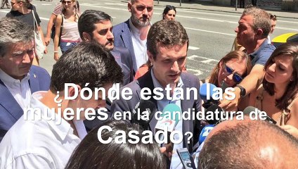 ¿Dónde están las mujeres en la candidatura de Casado?