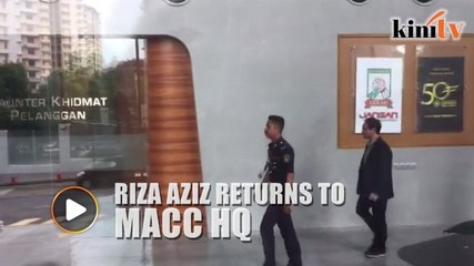 Riza Aziz returns to MACC HQ for questioning
