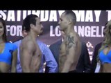 Juan Manuel Marquez vs Mike Alvarado FACE OFF