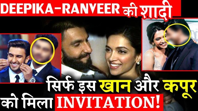 Only These Two Bollywood Stars Will Grace Deepika Padukone and Ranveer Singhs Wedding