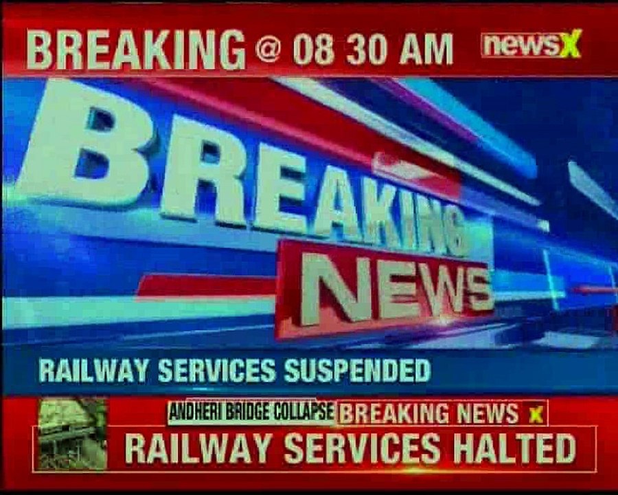 Mumbai Part of foot overbridge collapses at Andheri, 5 injured; local train services hit