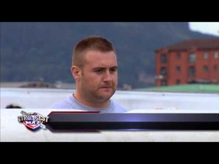 UK's Strongest Man 2012 SHOW Day1 FINAL 4 of 4 Ultimate Log Lift