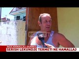 Gazetari i Report TV po raportonte 'Live', Hamallaj 'shkundet' nga tërmeti për herë të tretë