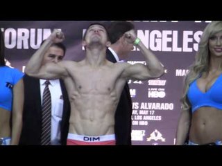 Juan Manuel Marquez vs Mike Alvarado (UNDERCARD WEIGH-IN)