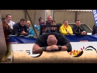 Ultimate Strongman Masters 2012 Inclined Log Lift