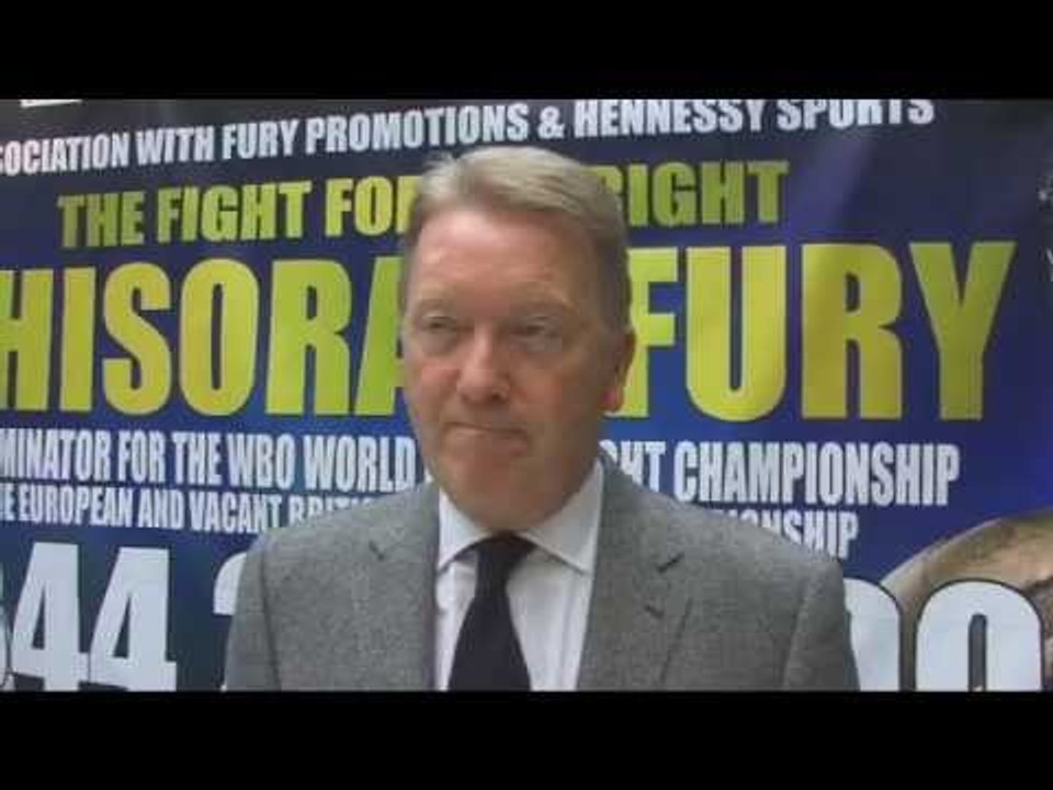 Frank Warren on Dereck Chisora v Tyson Fury & Billy Joe Saunders