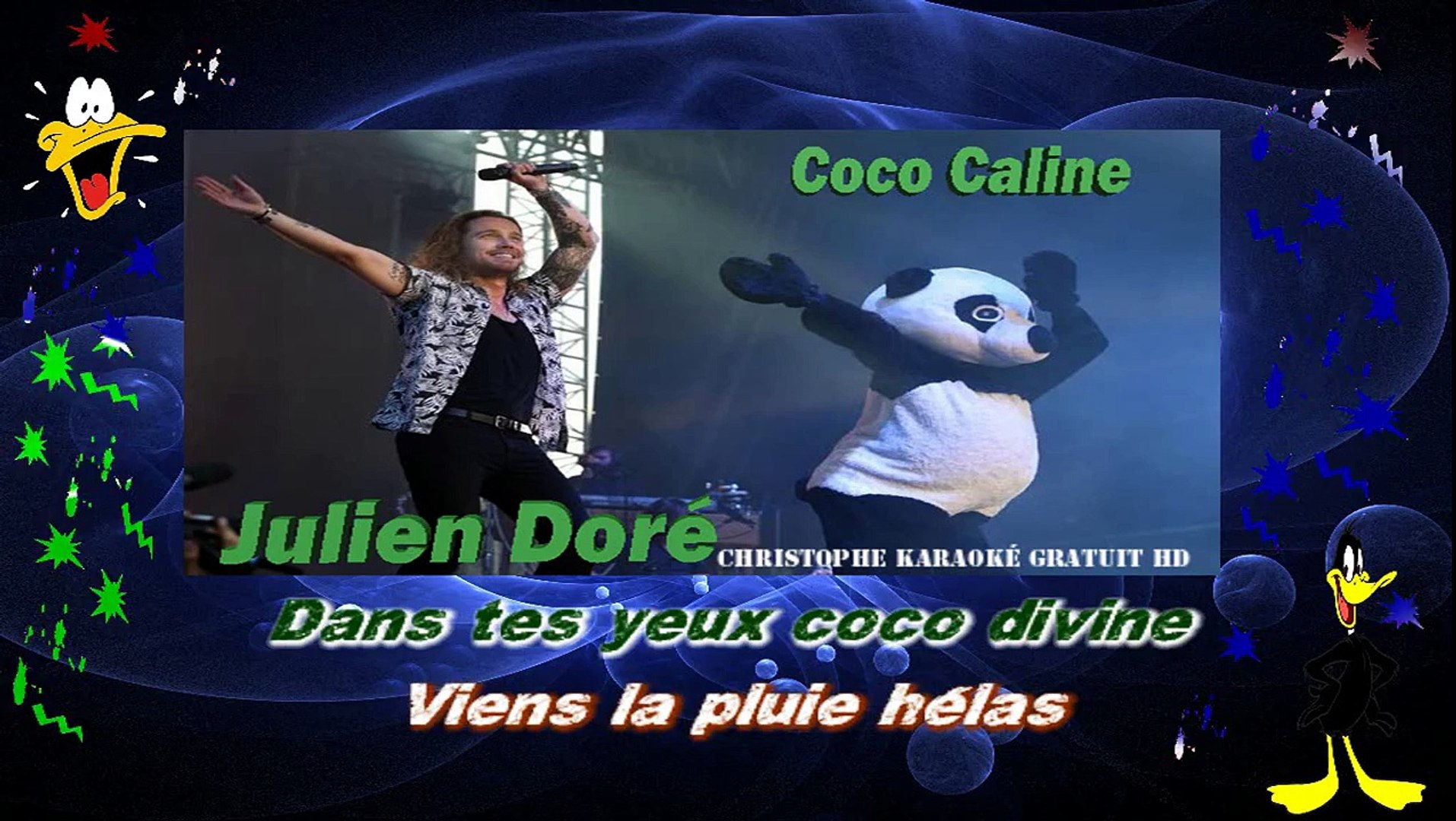 Julien Doré - Coco Caline KARAOKE / INSTRUMENTAL - Vidéo Dailymotion