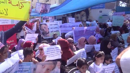 Gazze'de Unrwa Protestosu - Gazze