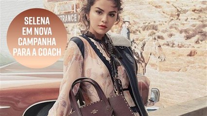 Selena Gomez em nova campanha da Coach