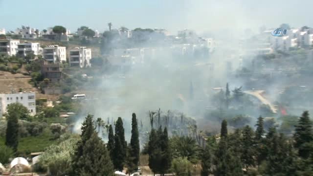Tatil Cennetinde Korkutan Yangın