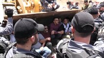 İsrail'in Filistinlilere ait evleri yıkması protesto edildi - KUDÜS