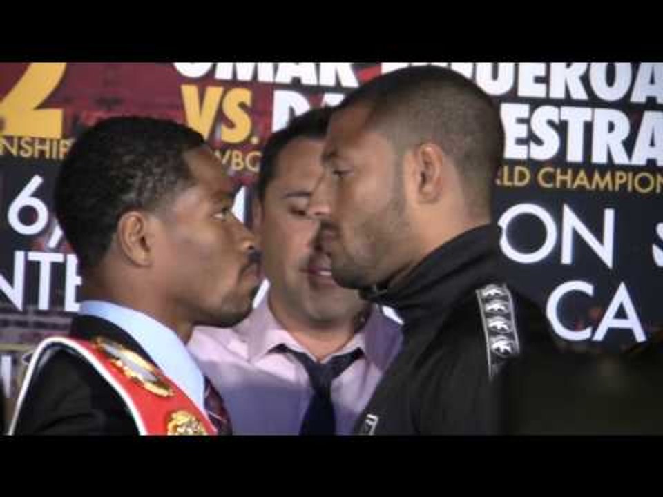 Shawn Porter vs Kell Brook INTENSE FACE OFF!
