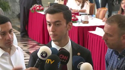 27. Dönem'in En Genç Milletvekillerinden Müslüm Yüksel, Meclis'te Kayıt Yaptırdı