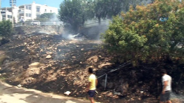 Tatil cennetinde korkutan yangın