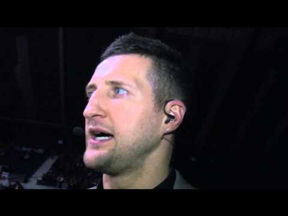 Carl Froch On George Groves, James DeGale, Chavez Jr & Tumble