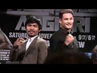 Manny Pacquiao vs Chris Algieri FACE OFF