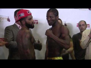 Curtis Stevens vs. Hassan N'Dam INTENSE FACE OFF