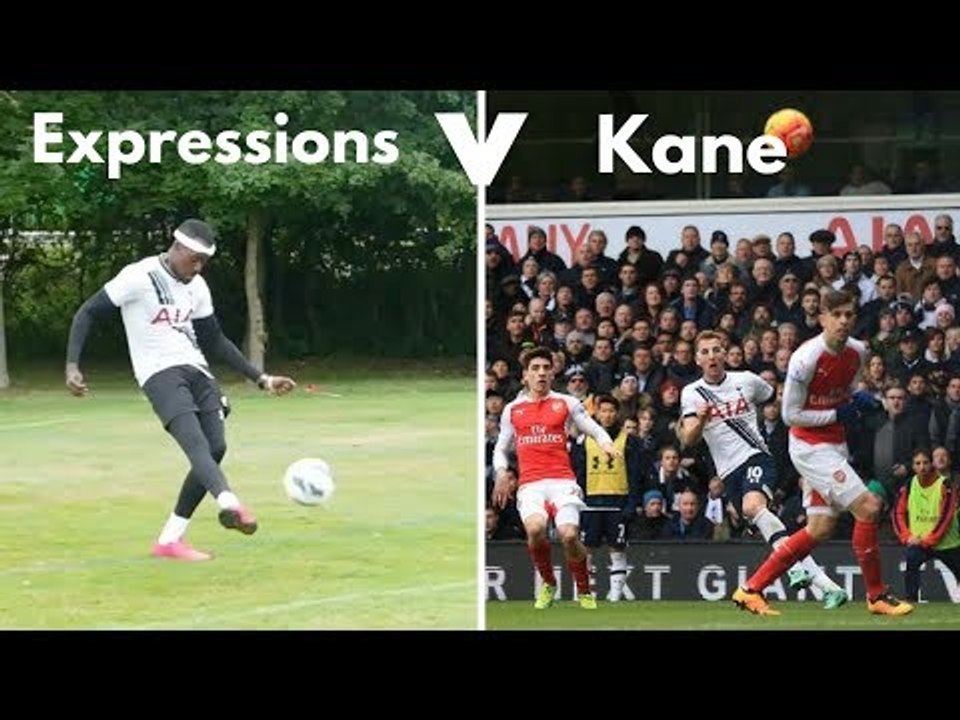 EXPRESSIONS V KANE | TOTTENHAM GOAL RECREATION CHALLENGE!!