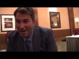 Eddie Hearn Talks About Carl Froch v James DeGale World Title Situation