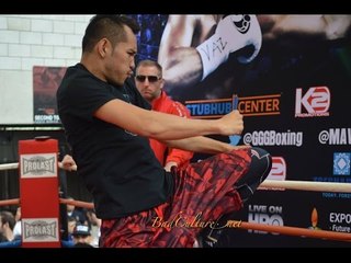 Nonito Donaire Shadow Boxing Training for Fight vs Marco Rubio