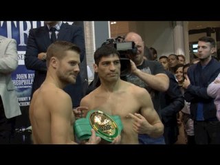 John Wayne Hibbert v Leonardo Esteban Gonzalez Weigh-In & Face Off