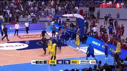 Huge Basketball Fight Breaks Out Between Australia And Philippines
