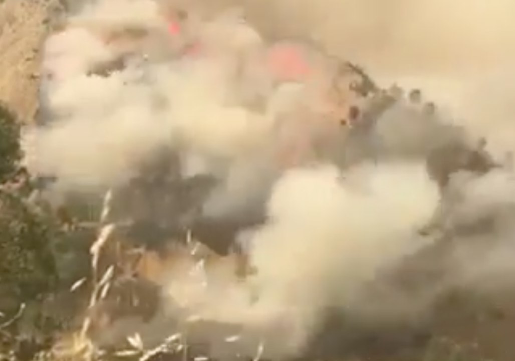 Backfires Help Curb Southern Boundary of California's County Fire