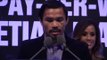 Manny Pacquiao vs Chris Algieri POST FIGHT PRESS CONFERENCE