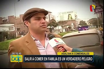 Inseguridad ciudadana: aumentan robos a clientes de restaurantes de Lima