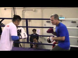 Zou Shiming FINAL MITT WORKOUT With Freddie Roach