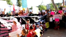 Kahramanmaraş’ta çocuk istismarı protesto edildi