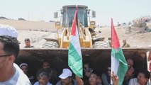 Disturbios en una villa beduina cisjordana ante su inminente demolición por Israel