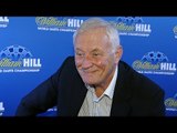 Barry Hearn reviewing 2014 discussing Anthony Joshua. Carl Froch George Groves