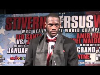 Deontay Wilder vs Bermane Stiverne POST FIGHT PRESS CONFERENCE