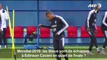 Mondial-2018: les Bleus vont-ils échapper à Cavani en quart?