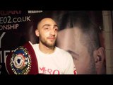 Bradley Skeete talks after his WBO Welterwight victory over Anzor Gamgebell