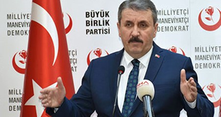 BBP Lideri Destici'den Kabine Açıklaması: Yer Almam Söz Konusu Değil