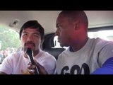 EXCLUSIVE MANNY PACQUIAO: REVEALS SPARRING PARTNER! for Manny Pacquiao vs Floyd Mayweather