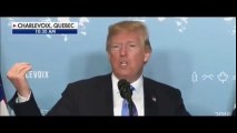 President Trump told to the audiance that Media is giving false news or fake news