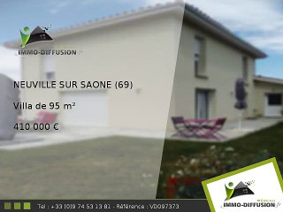 Villa A vendre Neuville sur saone 95m2 - Calme,proximitÉ commerces