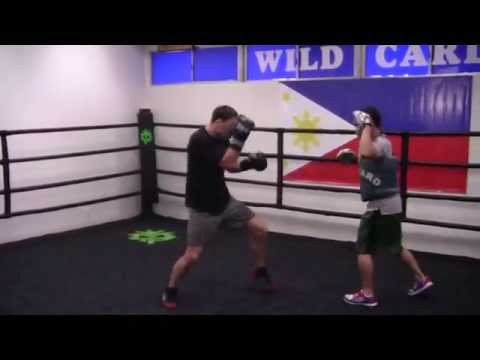 RUSLAN PROVODNIKOV MITT WORKOUT - Ruslan Provodnikov vs Lucas Matthysse