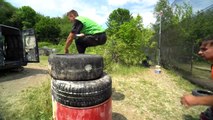 Nerf Parkour #2 | Battle - Bogdan, Tary vs. Šinty, Hanzi